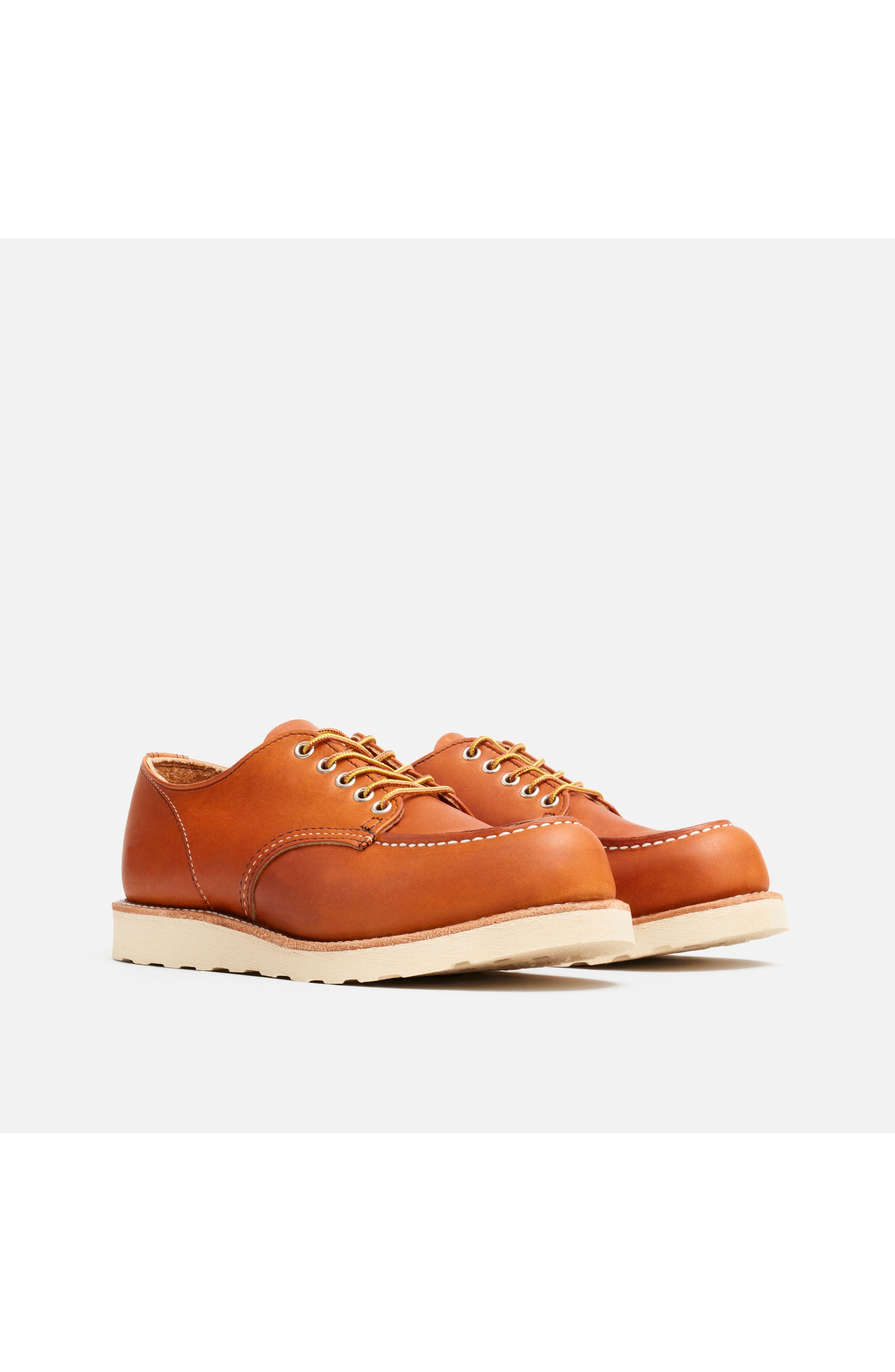 Red Wing Heritage Shop Moc Oxford Legacy Leather Shoe, Alternate, color, Oro Legacy
