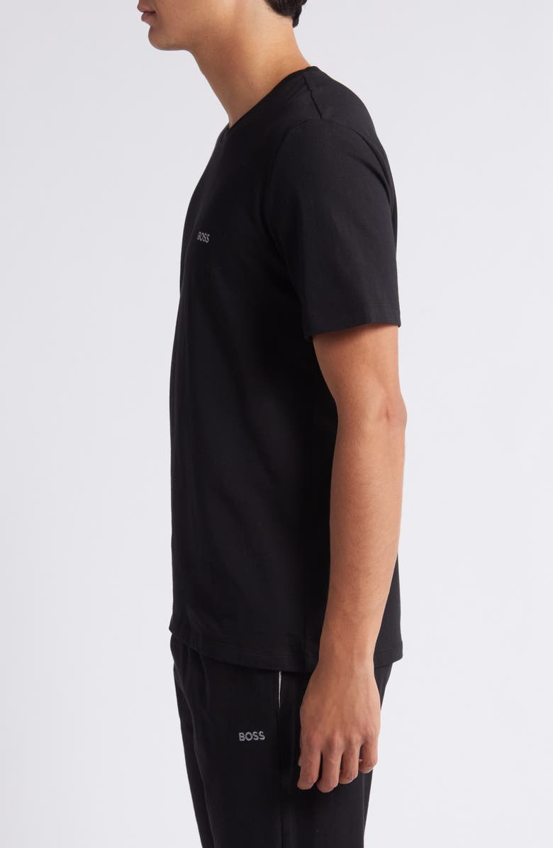 BOSS Mix Match Pajama T-Shirt, Alternate, color, Black