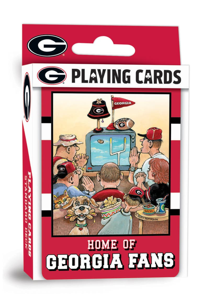Georgia Bulldogs Fan Deck Playing Cards, Main, color, Multicolor