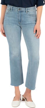 KUT from the Kloth Kelsey High Waist Ankle Flare Jeans