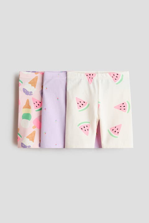 3-pack cotton bike shorts