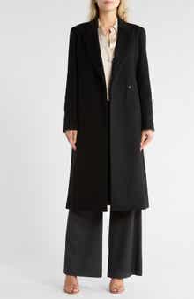 Theory Peak Lapel Recycled Wool Blend Coat