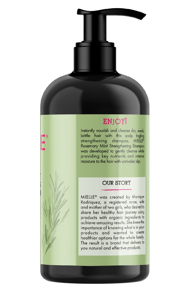 MIELLE Rosemary Mint Strengthening Shampoo, Alternate, color,
