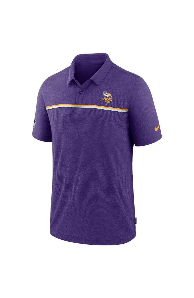 Nike Men's Nike Purple Minnesota Vikings Sideline Early Season Team Performance Polo, Alternate, color, 