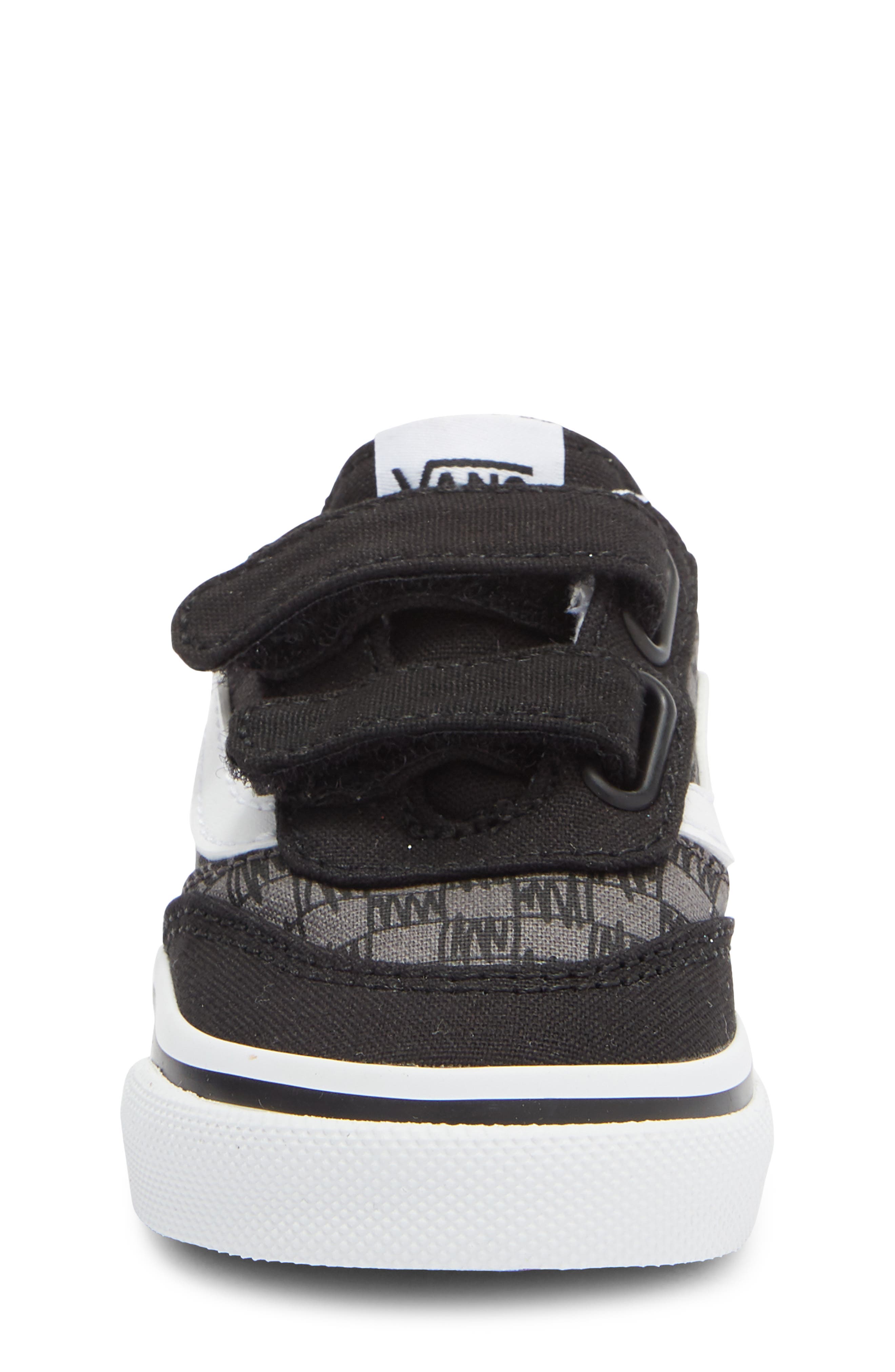 Vans Kids' Brooklyn Sneaker, Alternate, color, Scribble Check Black