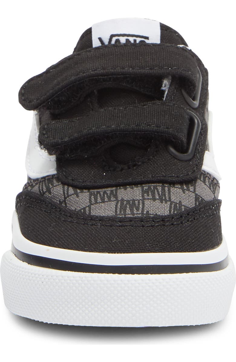 Vans Kids' Brooklyn Sneaker, Alternate, color, Scribble Check Black