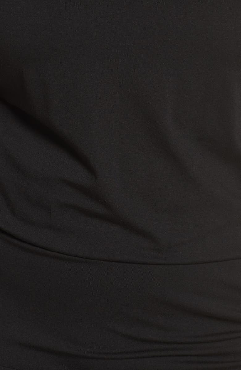 Vince Camuto Side Ruched Jersey Midi Dress, Alternate, color,