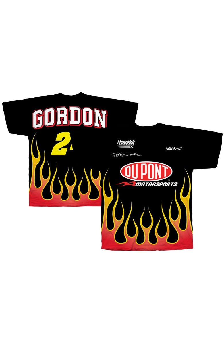 HENDRICK MOTORSPORTS TEAM COLLECTION Men's Hendrick Motorsports Team Collection Black Jeff Gordon DuPont Legend T-Shirt, Main, color, Black