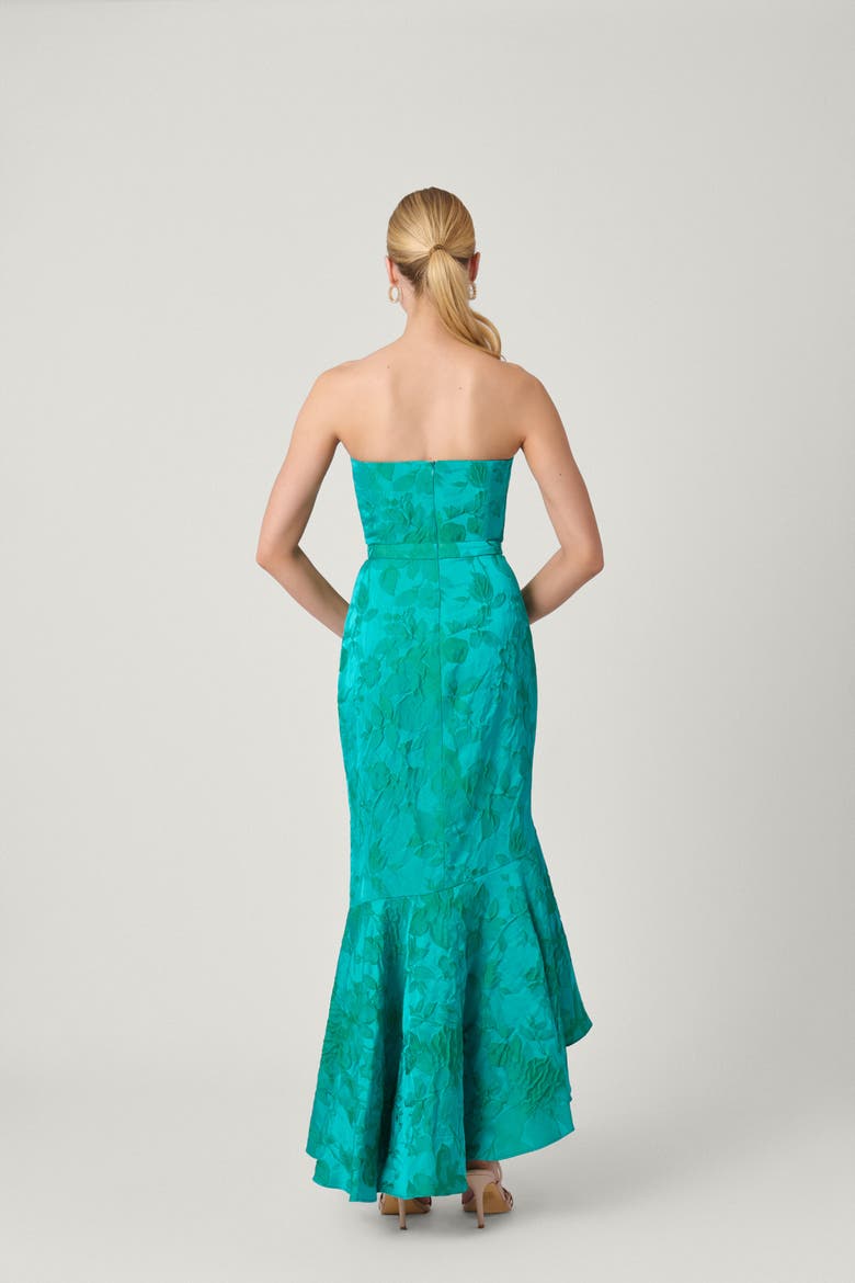 Floral Jacquard Vivi Dress, Alternate, color, Tourmaline