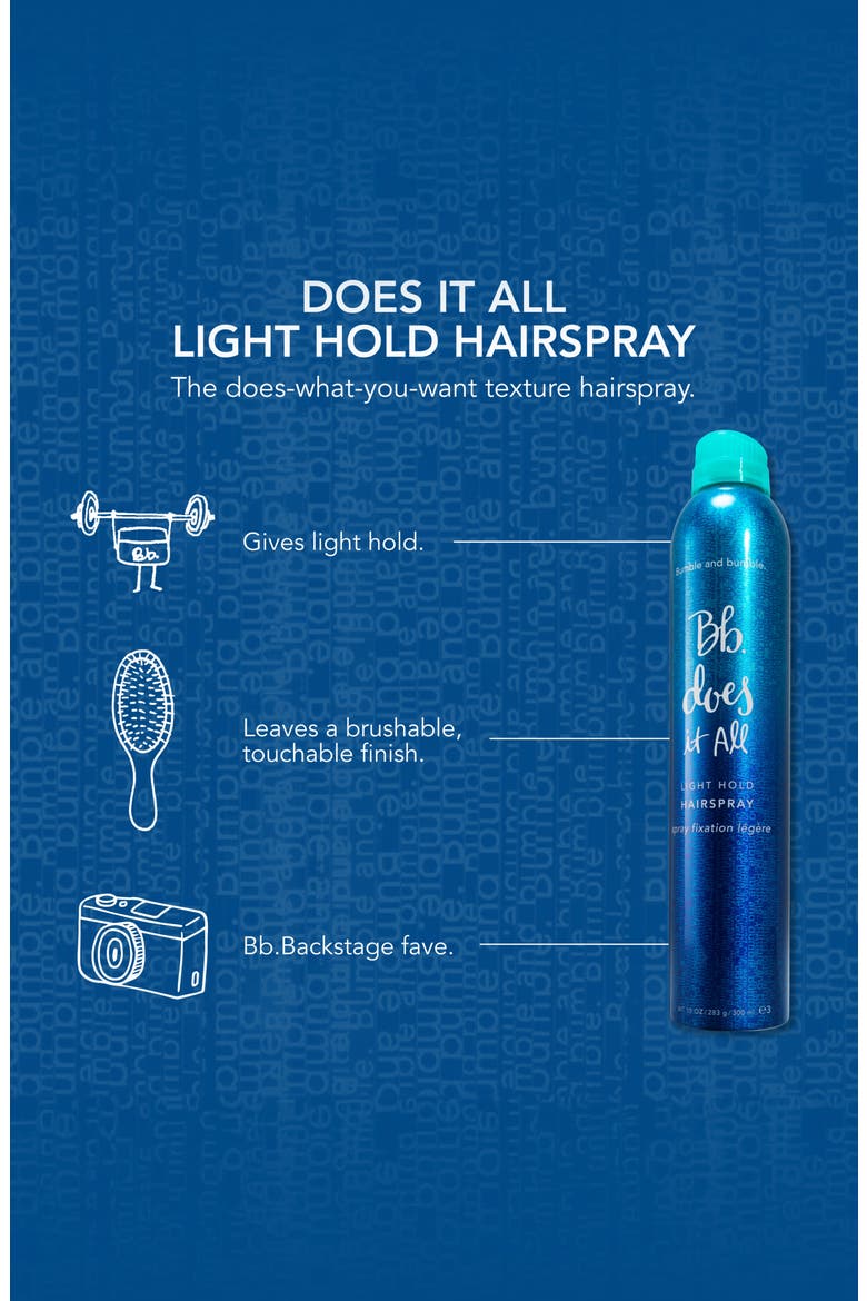 Does It All Light Hold Hairspray, Alternate, color, NO COLOR
