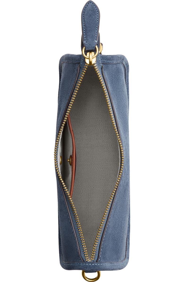 COACH Waverly Suede Shoulder Bag, Alternate, color,