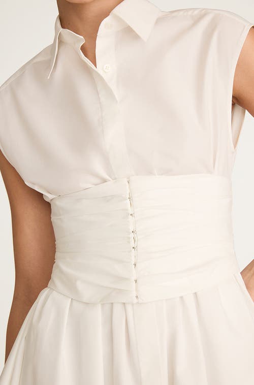 REBECCA TAYLOR REBECCA TAYLOR CORSETED MINI DRESS