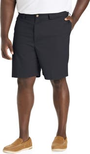 Harbor Bay by DXL Big & Tall Waist-Relaxer Cotton Shorts