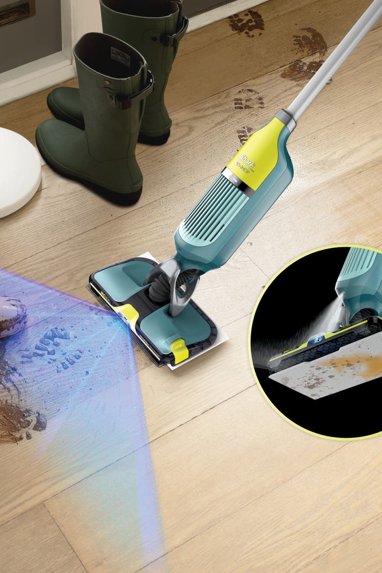 Vacmop Reveal New Cordless Hard Floor Cleaner, Alternate, color, Blue