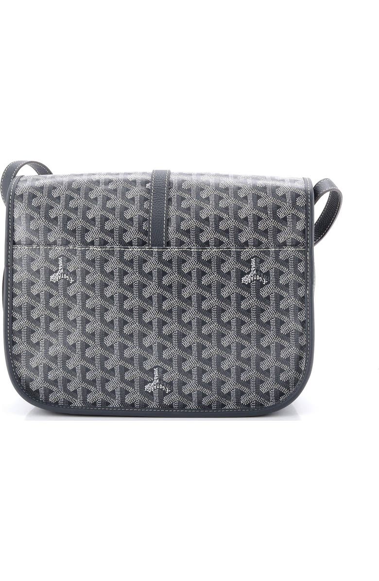 Pre-Owned Goyard Belvedere II Messenger Bag Coated Canvas MM, Alternate, color, Gray
