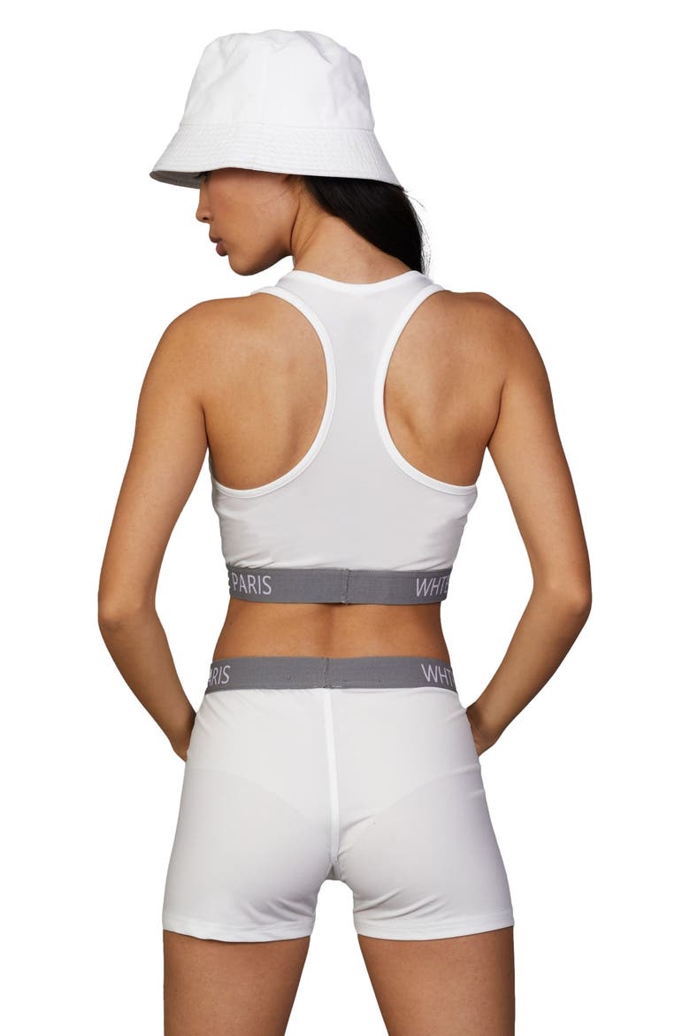 Whte Signature Bra, Alternate, color, White