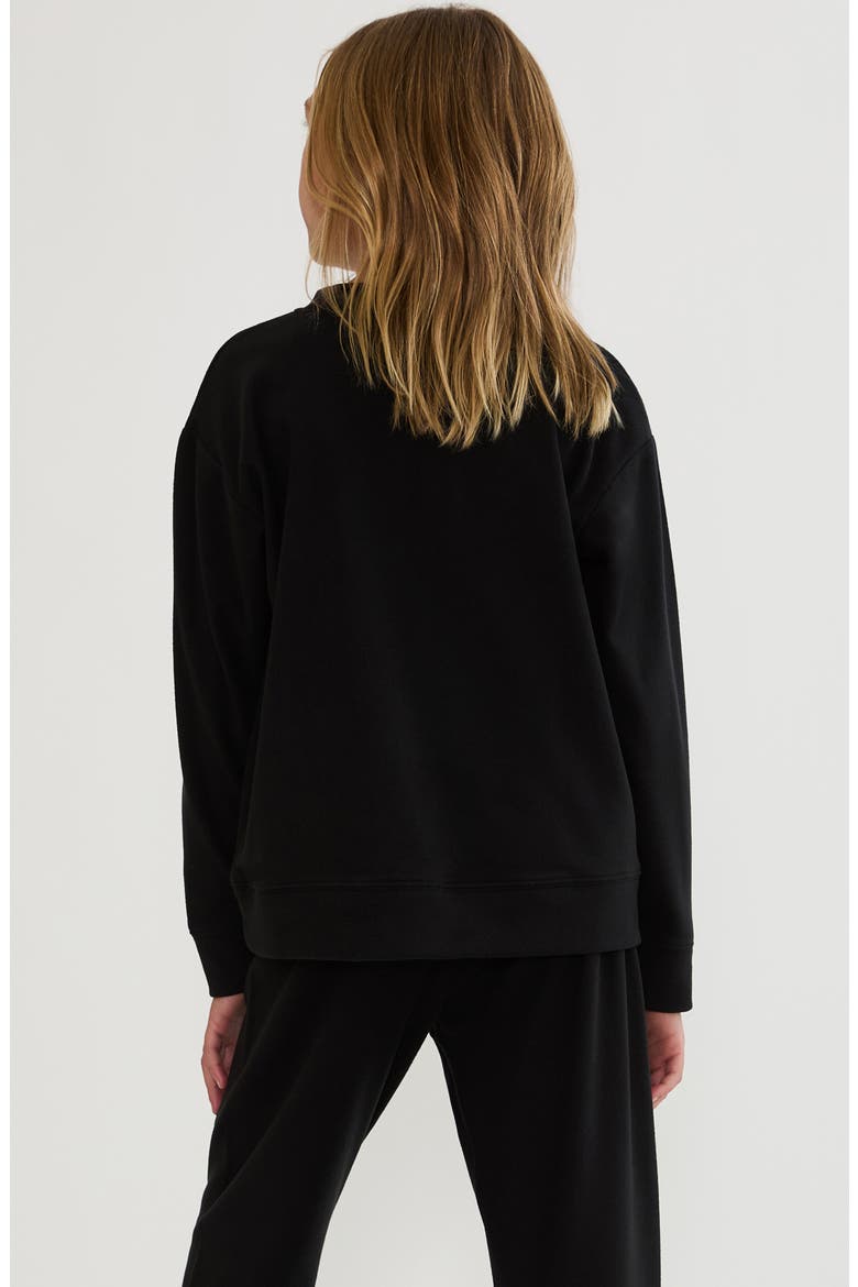 Kids' Little Cassia Sweatshirt, Alternate, color, MIDNIGHT MUMMY