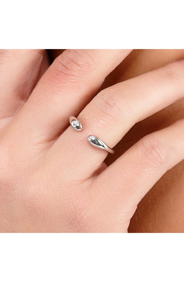 Lucy Quartermaine Double Drop Ring, Alternate, color, Sterling Silver