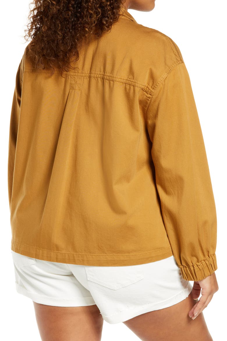 Bayview Balloon Sleeve Jacket, Alternate, color, TOFFEE