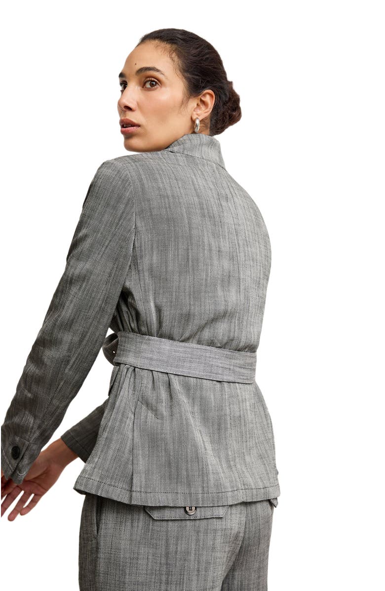 M.M.LaFleur Emery Safari Blazer - Porto Weave, Alternate, color, Grey