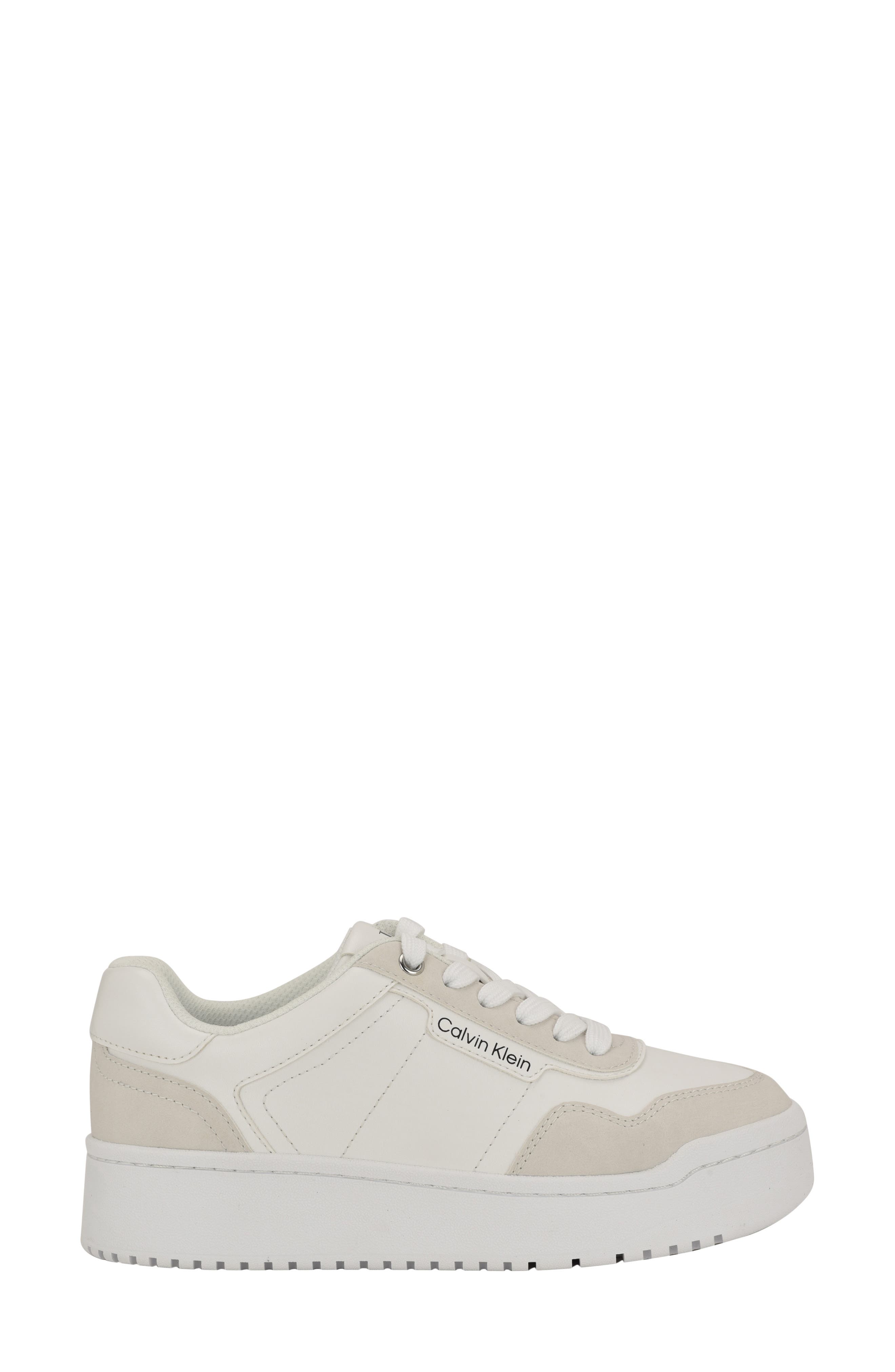 Calvin Klein Adryen Sneaker, Alternate, color, White