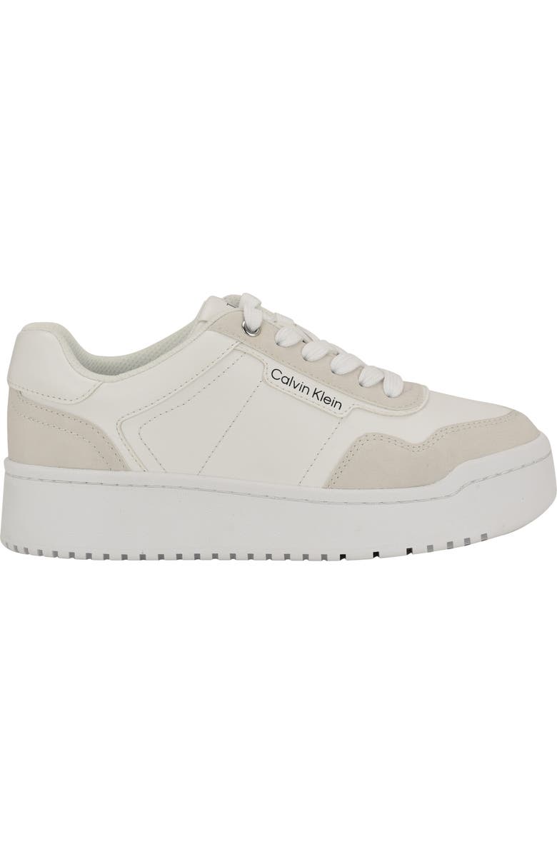 Calvin Klein Adryen Sneaker, Alternate, color, White