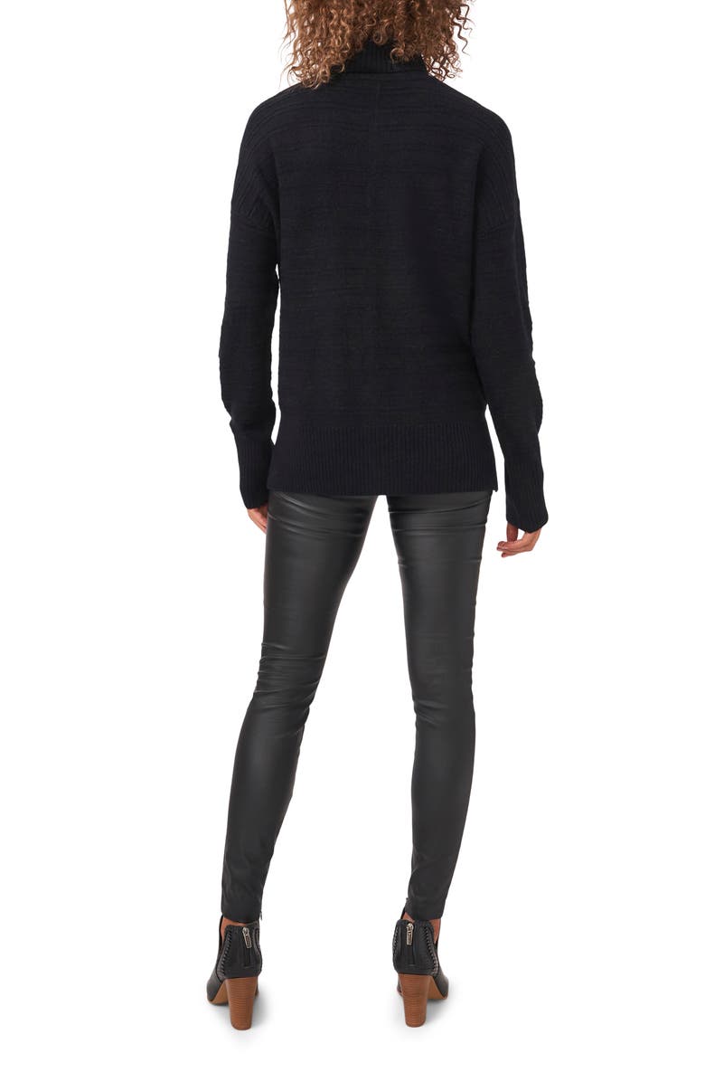 Vince Camuto Textured Turtleneck Sweater, Alternate, color,