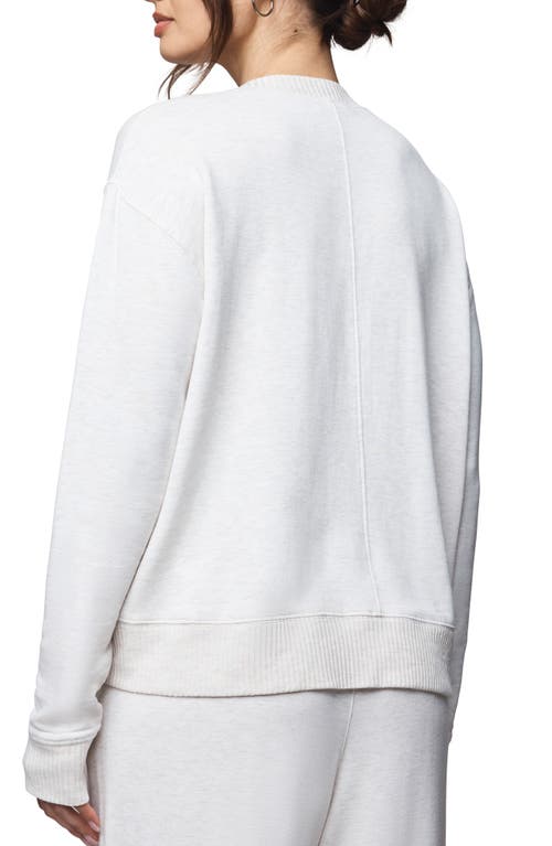 Splendid Supersoft Trim Sweatshirt In Neutral