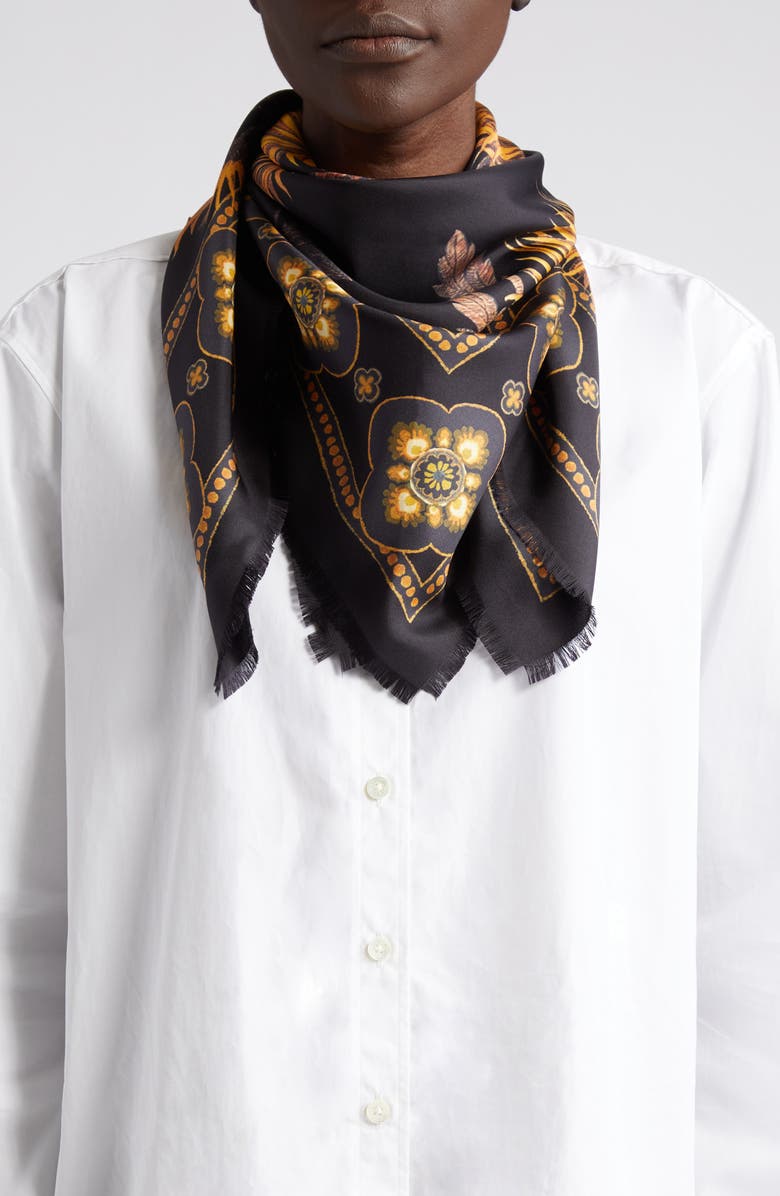 Etro Goa Square Silk Scarf, Alternate, color, 