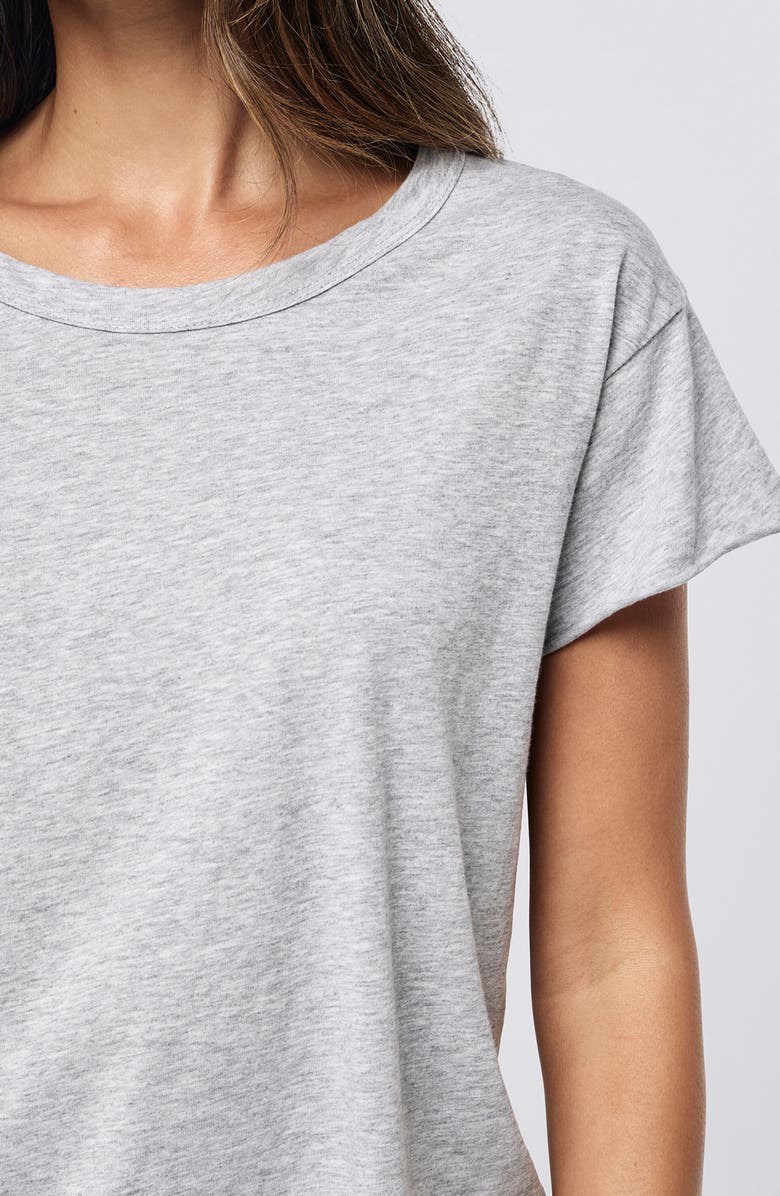 Papinelle Jada Organic Cotton Pajama Top, Alternate, color, Grey