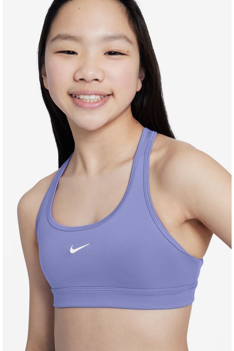 Kids' Dri-FIT Racerback Sports Bra, Alternate, color, LIGHT THISTLE
