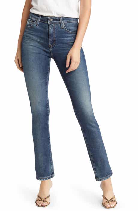 AG Mari Mid Rise Slim Straight Leg Jeans