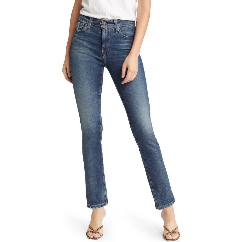 Ag Mari Mid Rise Slim Straight Leg Jeans