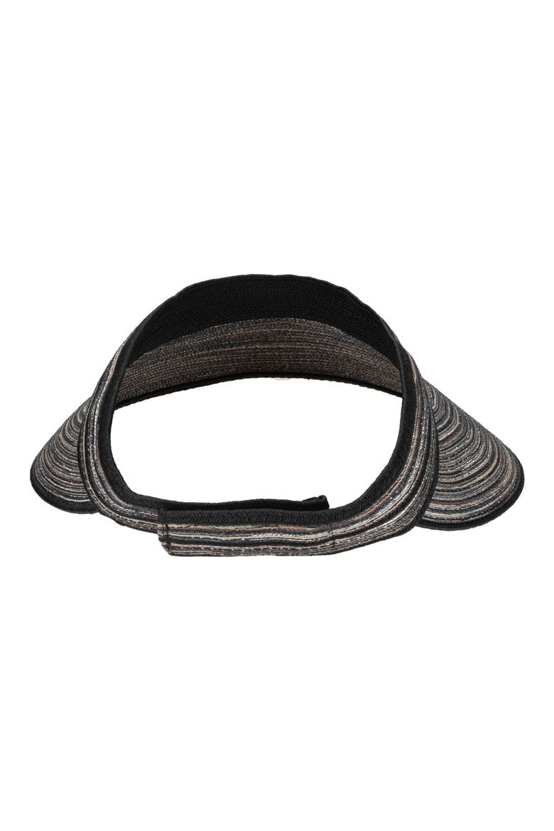 UPF 50+ Visor, Alternate, color, BLACK