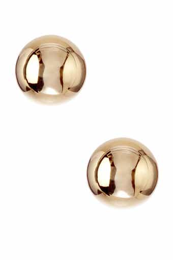 14K Yellow Gold Stud Earrings