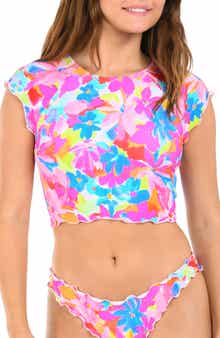 Citrus Merrow Crop Cover-Up Top