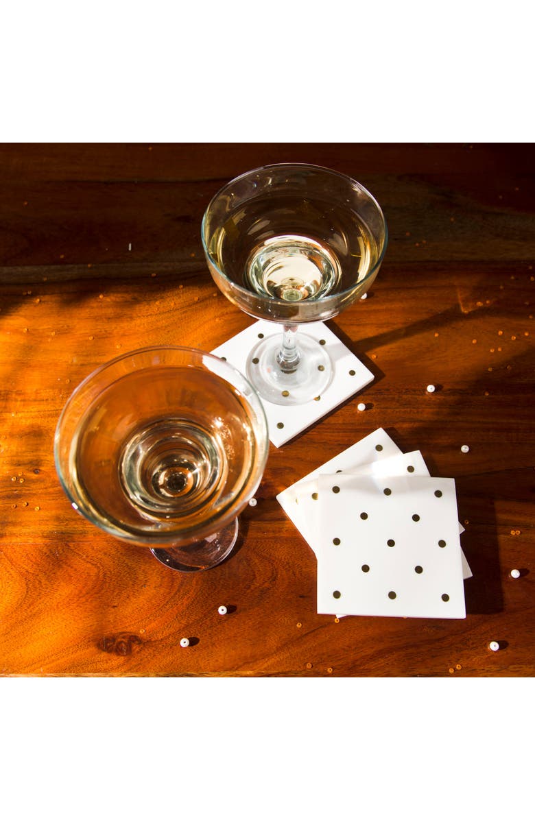 Mela Artisans Sitara Coasters, Alternate, color, Gold