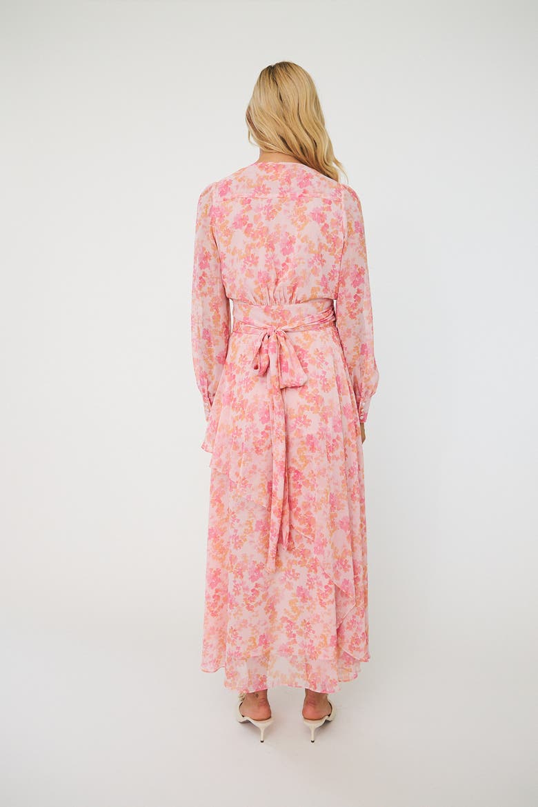 Romancecras Floral Maxi Dress, Alternate, color, Cloudy Flower