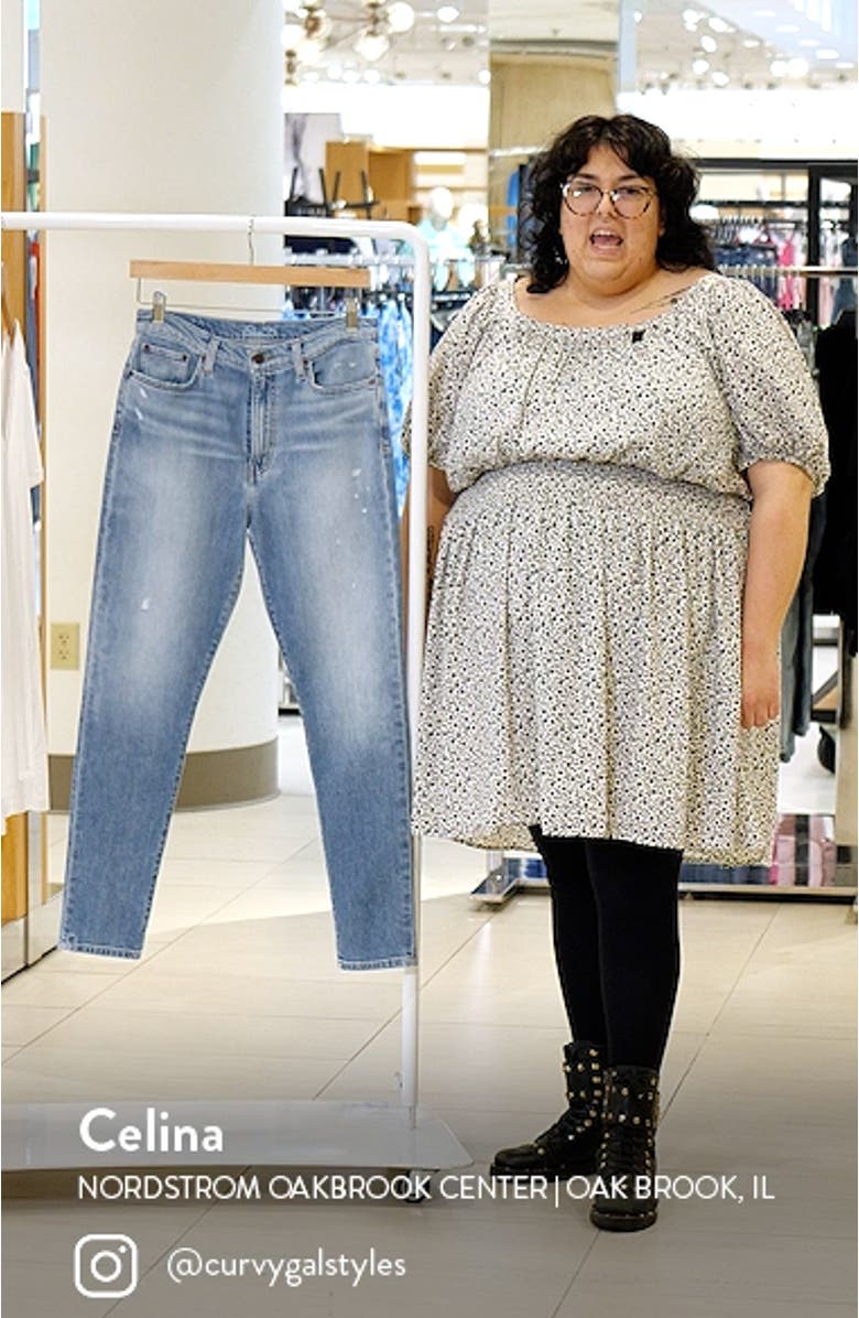 Giselle Distressed HIgh Waist Skinny Jeans, sales video thumbnail