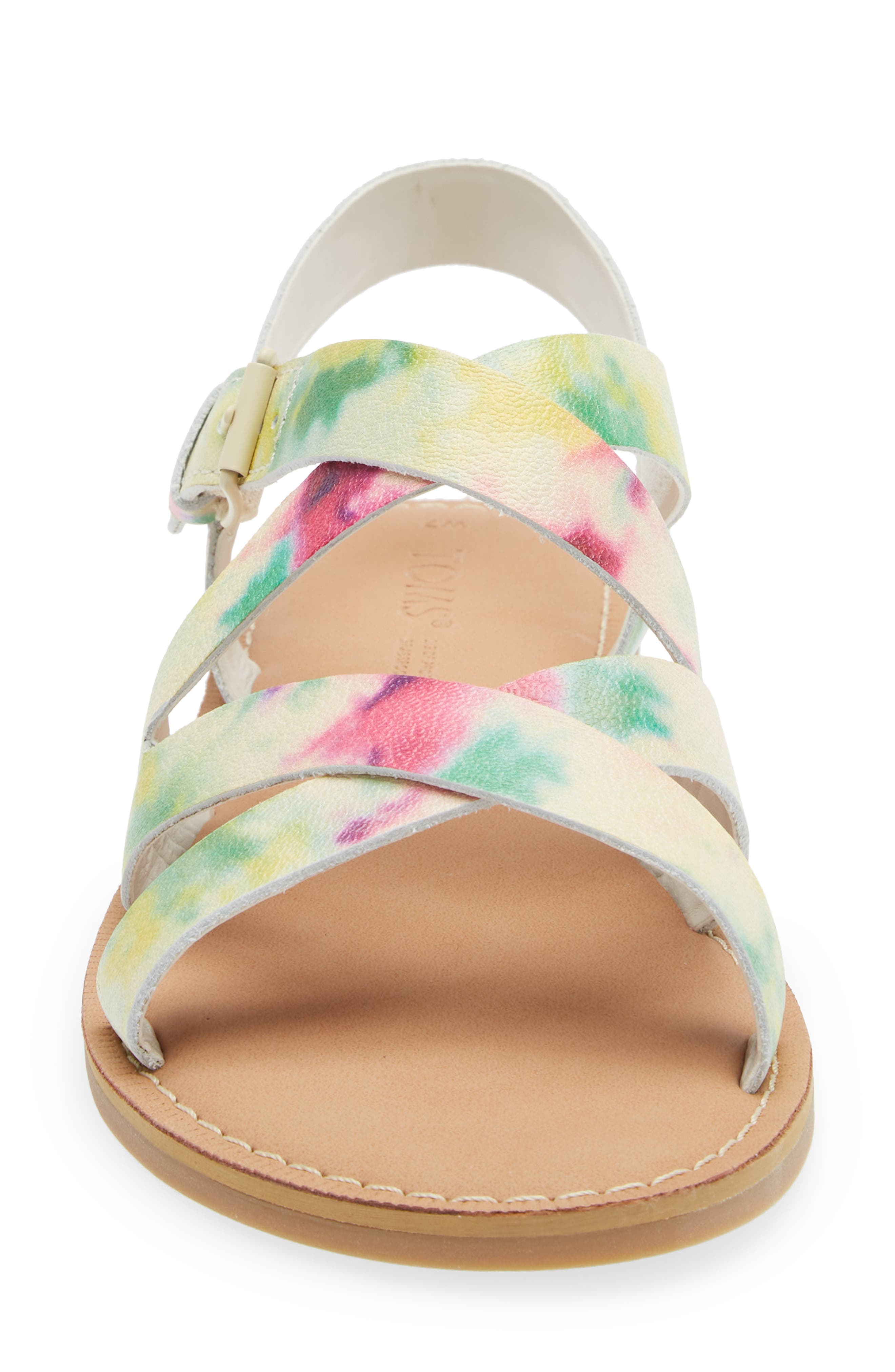 TOMS Sicily Flat Sandal, Alternate, color, Multi-Color