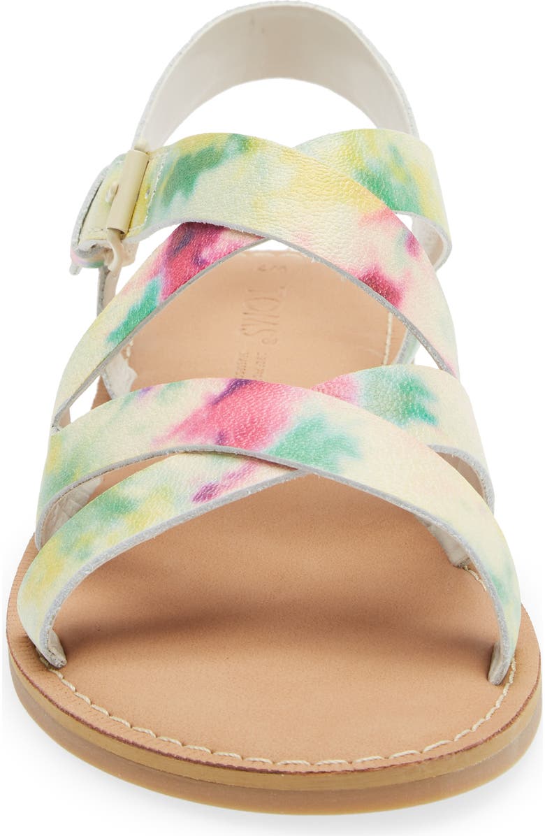 TOMS Sicily Flat Sandal, Alternate, color, Multi-Color