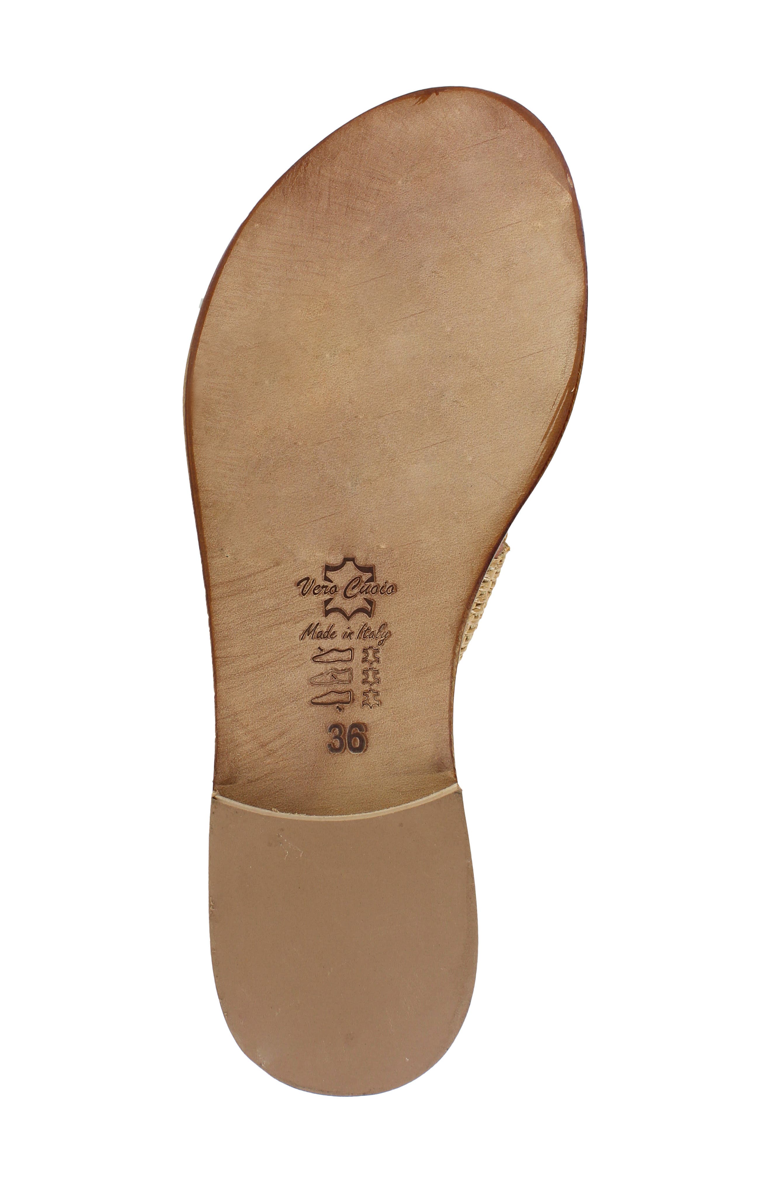 Fenka Water Resistant Leather Sandal, Alternate, color, BROWN