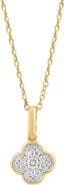 EFFY Diamond Clover Pendant Necklace