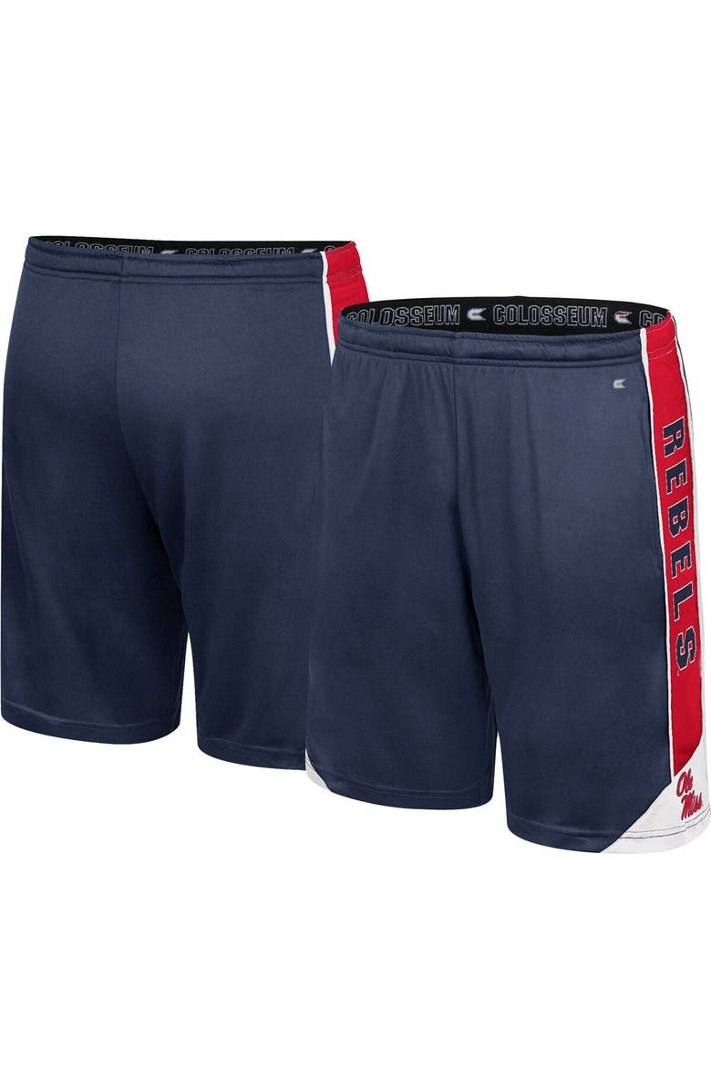 COLOSSEUM Men's Colosseum Navy Ole Miss Rebels Haller Shorts, Main, color,
