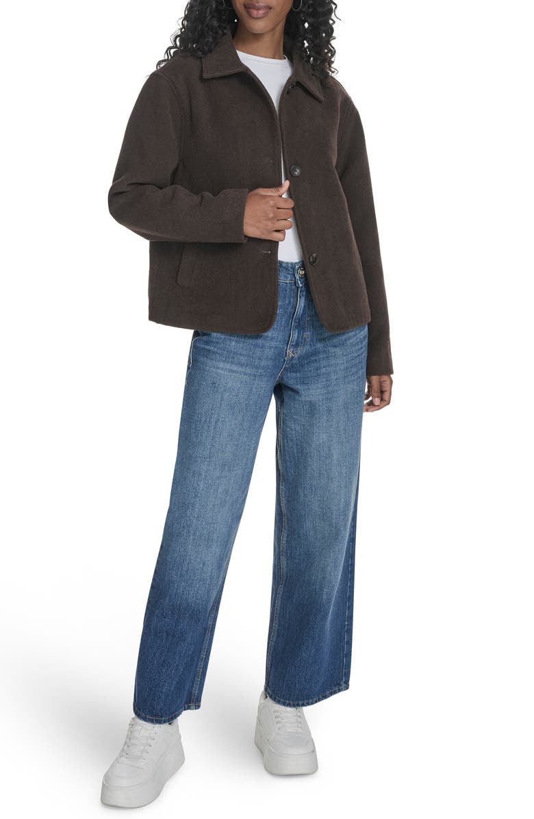 Levi's<sup>®</sup> Crop Jacket, Alternate, color, Chocolate Brown