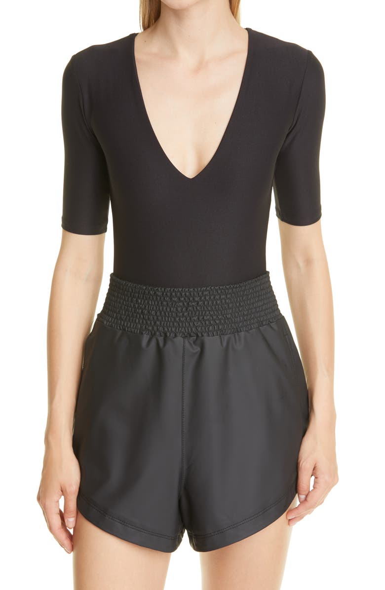 ALIX NYC Ludlow Deep V-Neck Bodysuit, Main, color, 