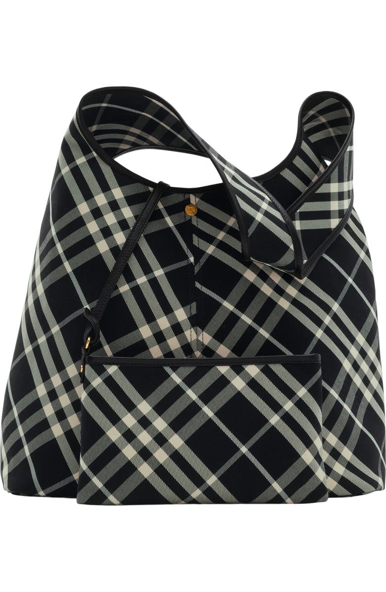 Burberry Large Check Shoulder Bag, Alternate, color,
