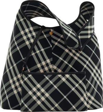 Large Check Shoulder Bag