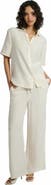 Onia Crinkle Wide Leg Drawstring Pant
