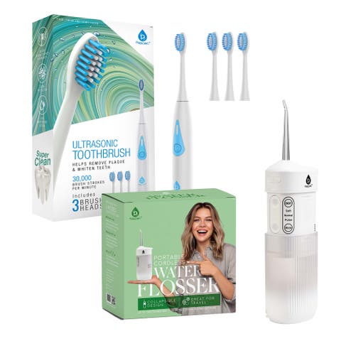 Portable Sonic Toothbrush & Travel-Ready Water Flosser